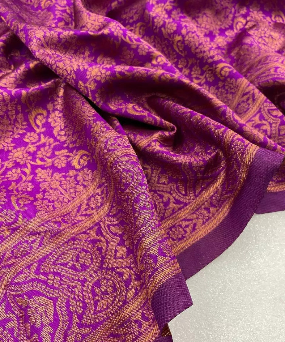 Designer Wedding Banarasi Soft Silk Saree With Blouse