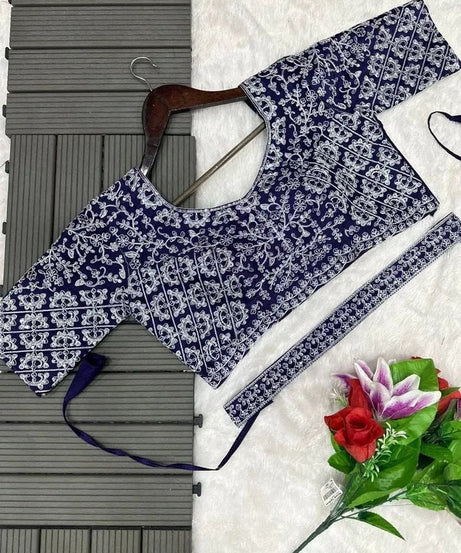 Ready To Wear Traditional Heavy Chinon Saree For Women's