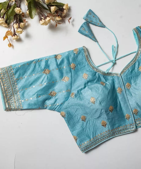 Vibrant Silk Blouse For Women's