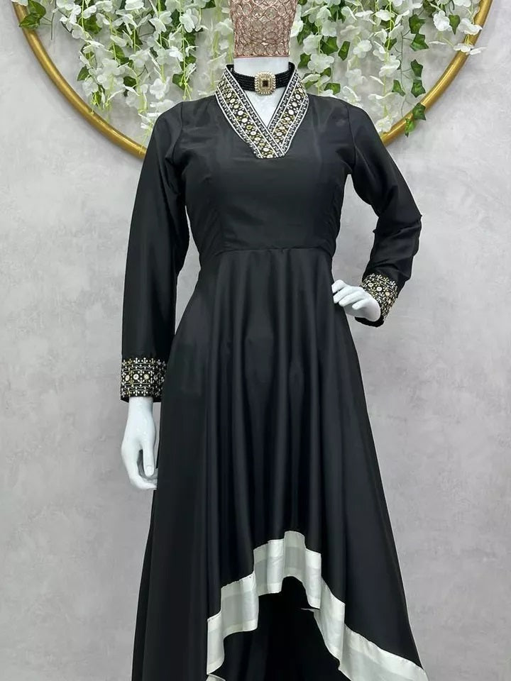 Indian Bollywood Ethnic Silk Suit Dhoti & 2 Piece Set