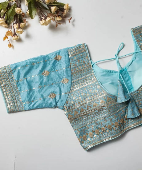 Vibrant Silk Blouse For Women's