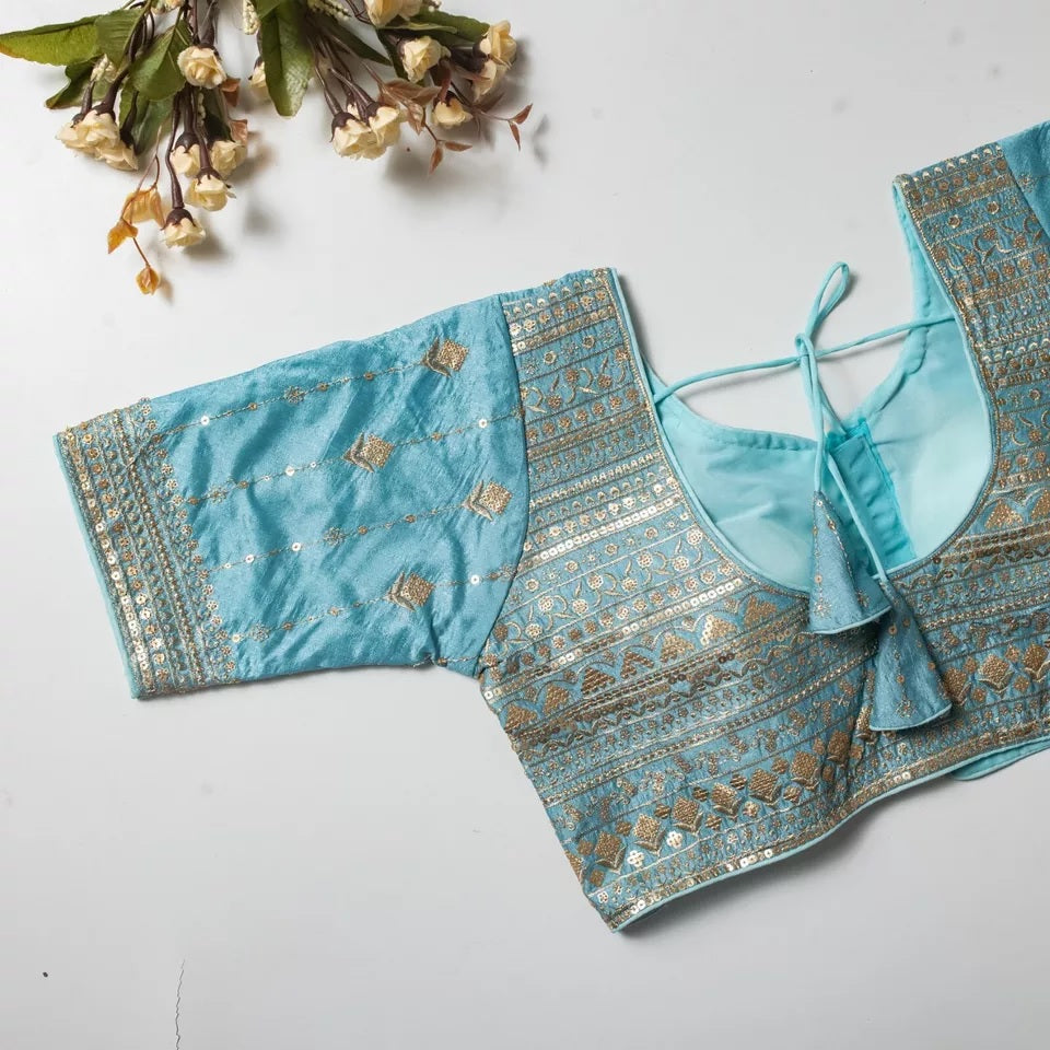 Vibrant Silk Blouse For Women's