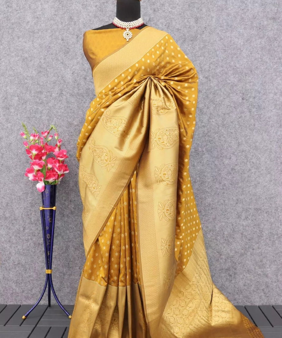 Wedding Soft Lichi Saree, Beautiful Fancy Sari Blouse