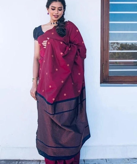 Function Wedding Banarasi Soft Silk Saree Blouse,Traditional Exclusive Sari