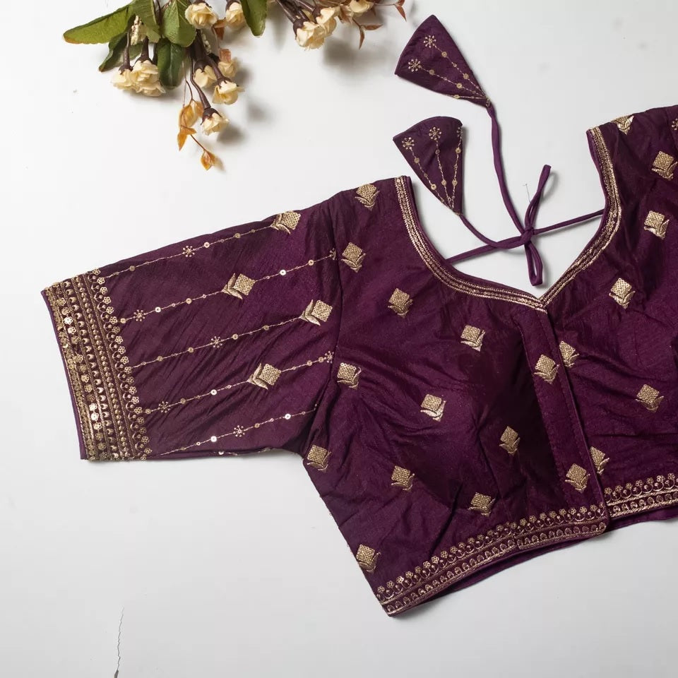 Vibrant Silk Blouse For Women's