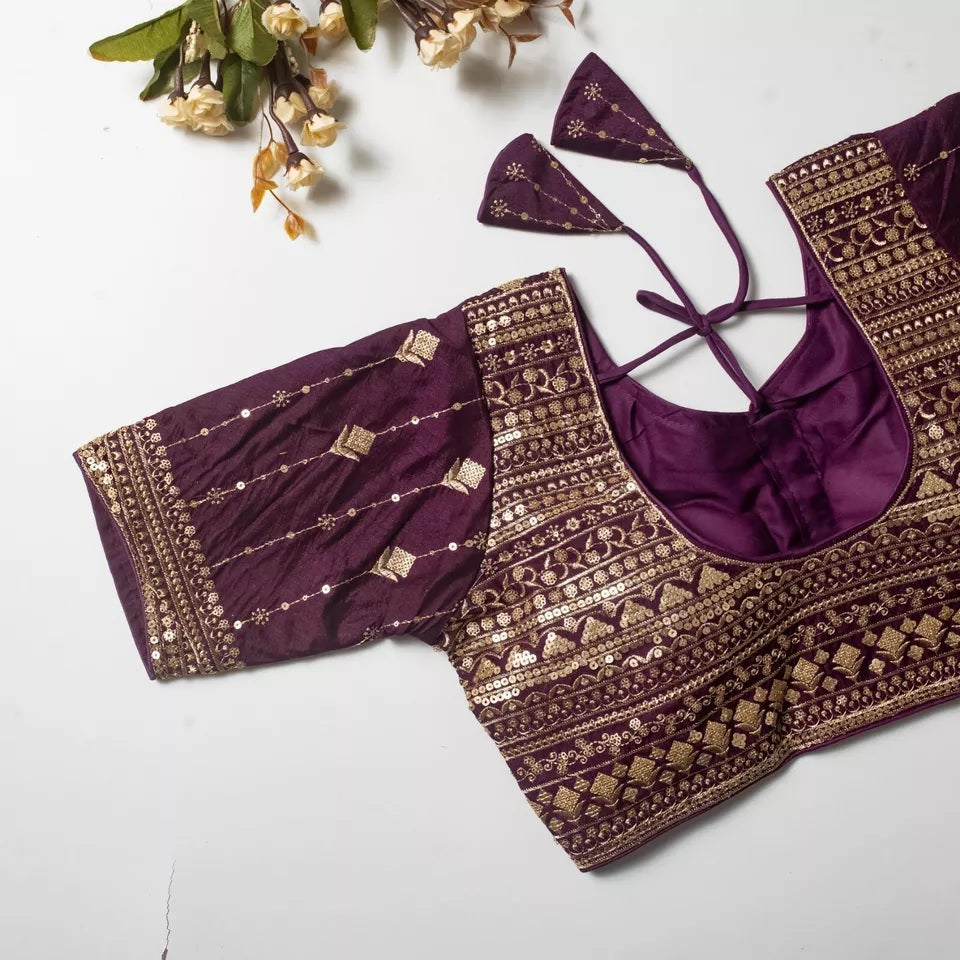 Vibrant Silk Blouse For Women's