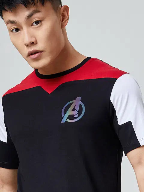 Avengers Logo Drop Cut T-Shirts