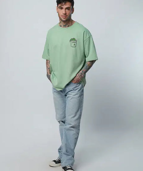 Popeye Spinach Power Oversized T-Shirts