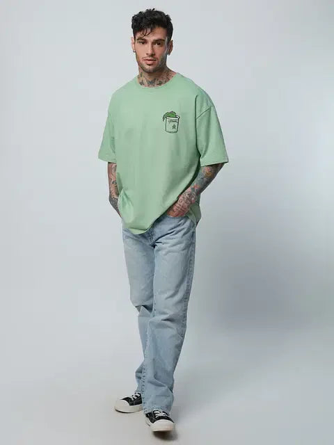 Popeye Spinach Power Oversized T-Shirts