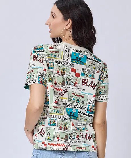 Old School Women Relaxed Fit T-Shirts