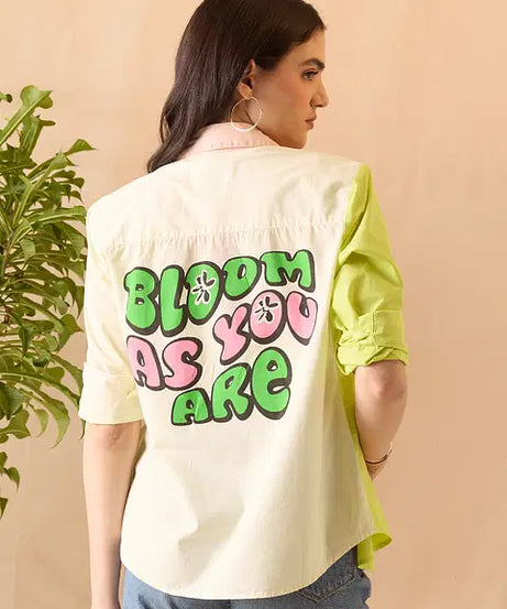 Party Wear Bloom Women Shirts