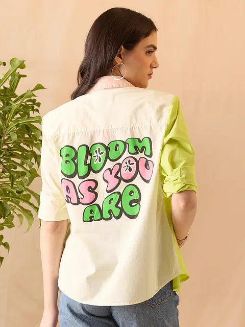 Party Wear Bloom Women Shirts