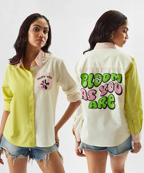 Party Wear Bloom Women Shirts