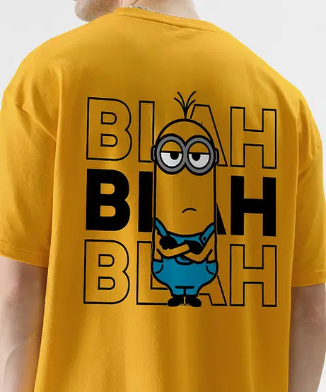 Minions Blah Blah Blah Oversized T-Shirts