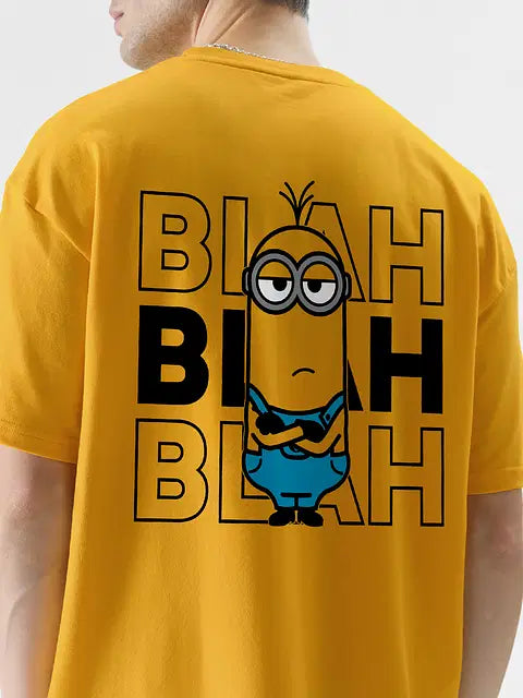 Minions Blah Blah Blah Oversized T-Shirts