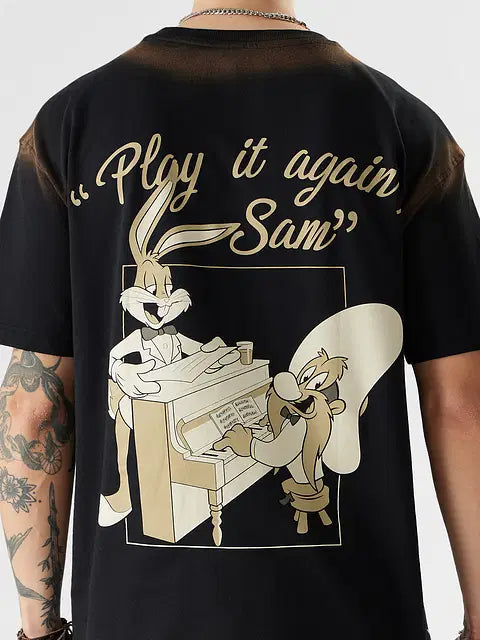 Looney Tunes  Play It Again Oversized T-Shirts