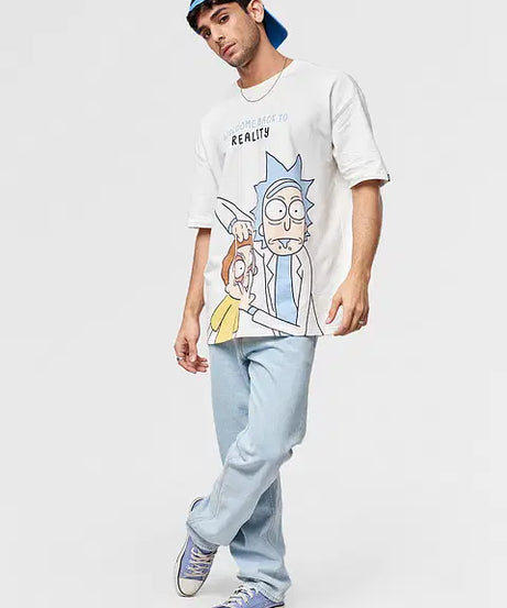 Rick and Morty Reality Oversized T-Shirts