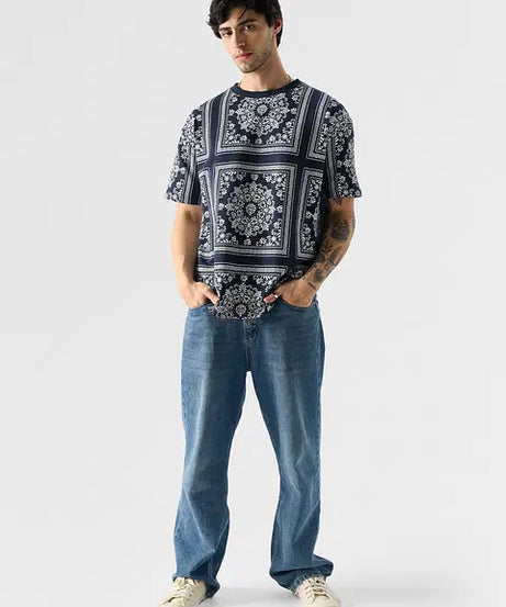 Fusion Bandana Oversized T-Shirts