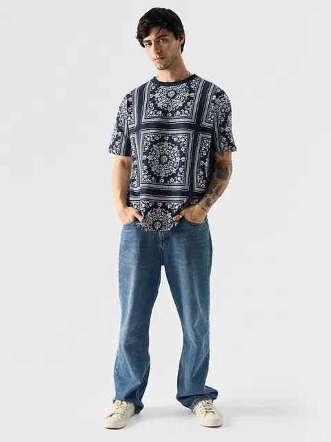 Fusion Bandana Oversized T-Shirts