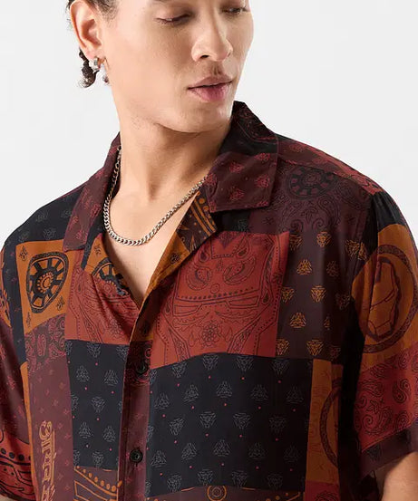 Iron Man Pattern Holiday Shirts