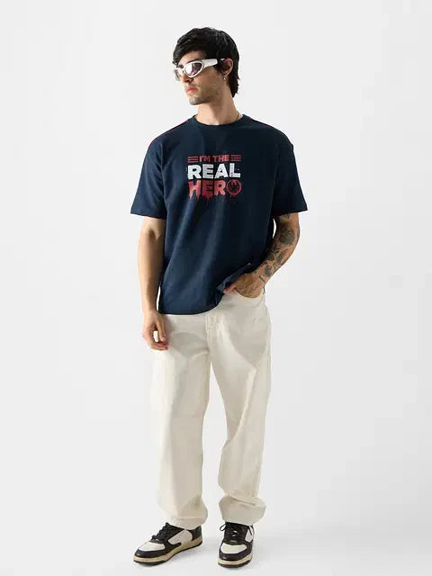 The Boys The Real Hero Oversized T-Shirts