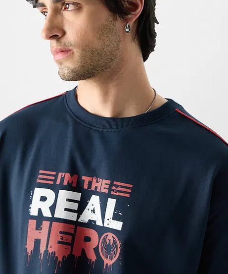The Boys The Real Hero Oversized T-Shirts
