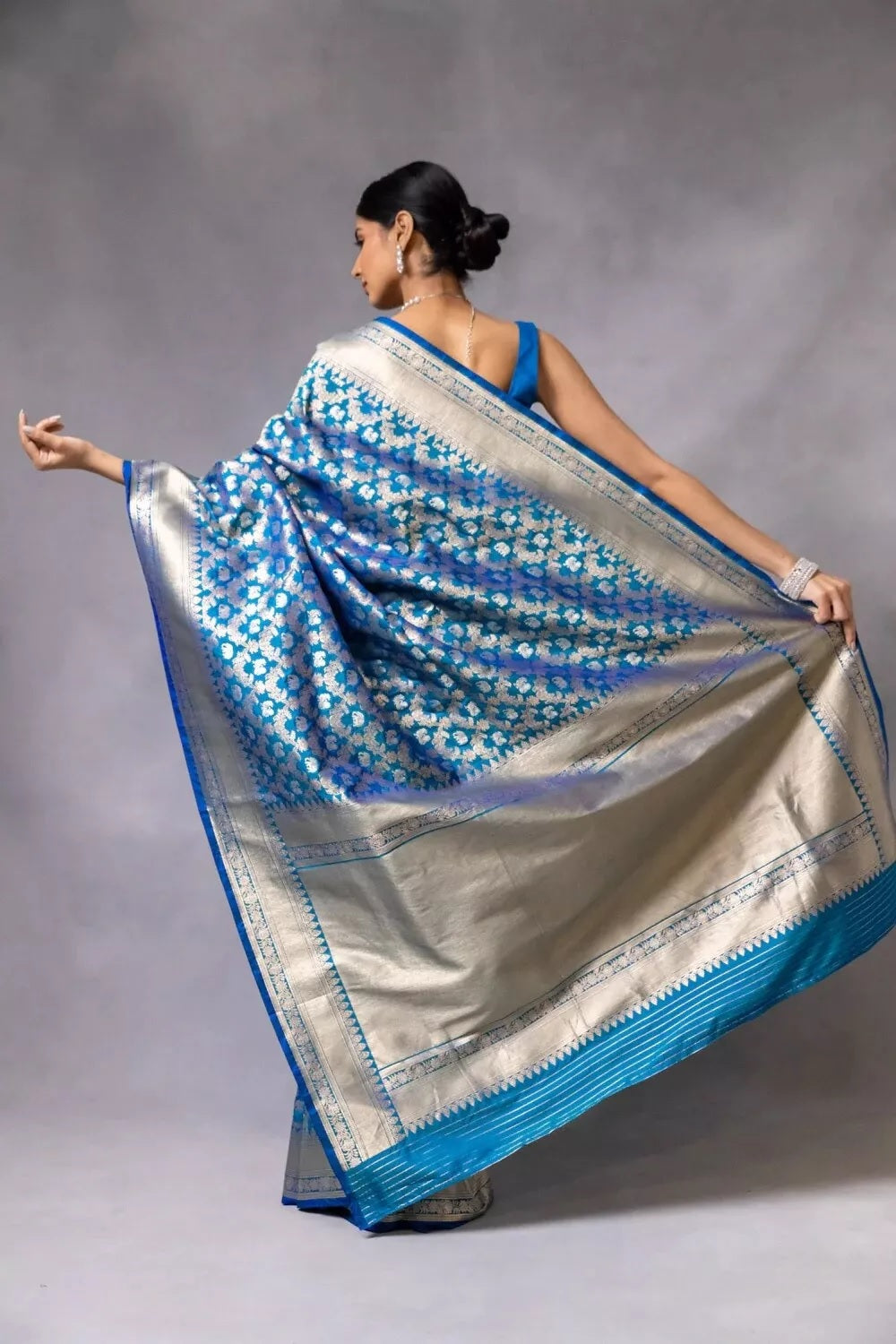Banarasi Soft Silk Traditional Saree , Designer Party Wear Saree & Blouse