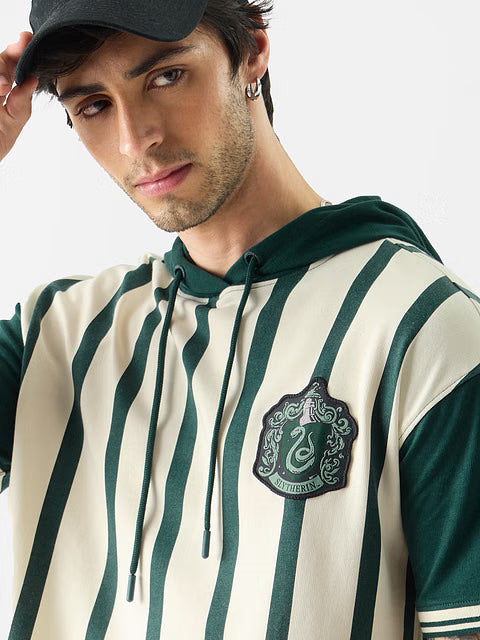 Harry Potter Slytherin Hooded T-Shirts