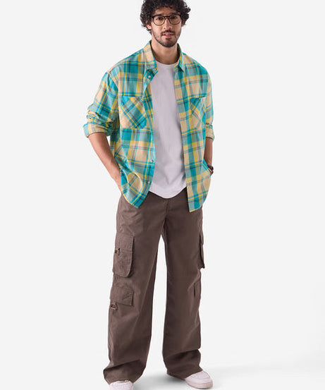 Checks Scuba Dive Men Relaxed Shirts