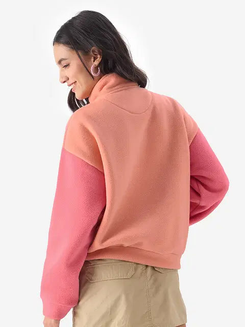 Coral Candy Teddy Sweatshirt Women Oversized Sweatshirts