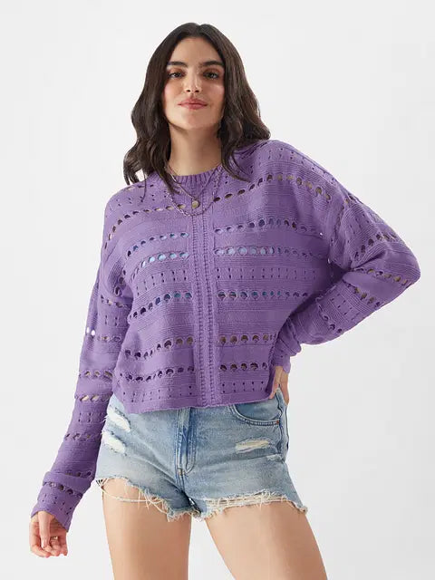 Periwinkle Women Oversized Sweaters