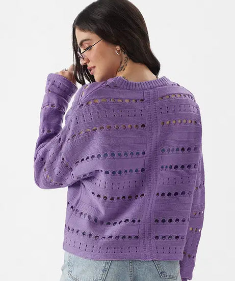 Periwinkle Women Oversized Sweaters
