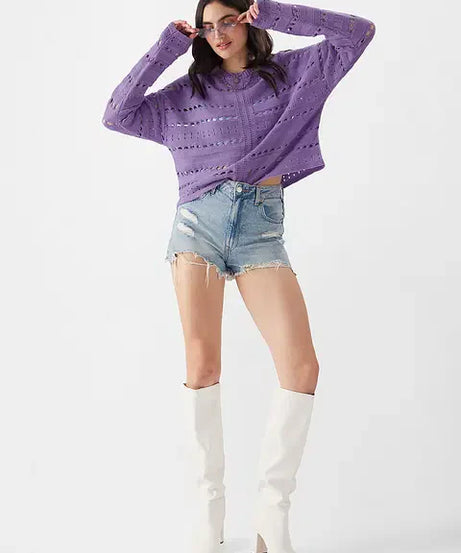 Periwinkle Women Oversized Sweaters