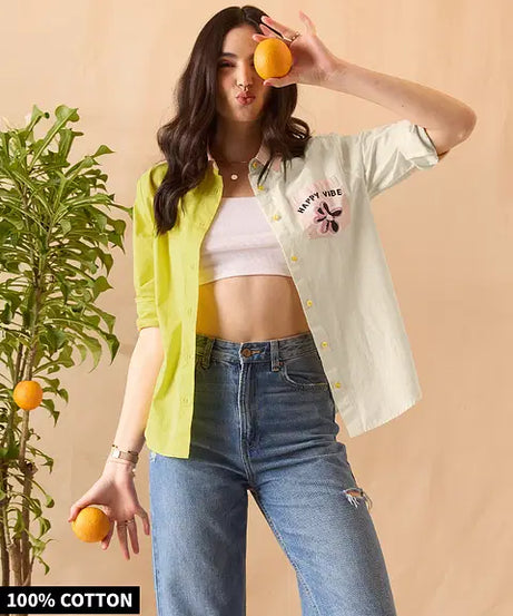Party Wear Bloom Women Shirts