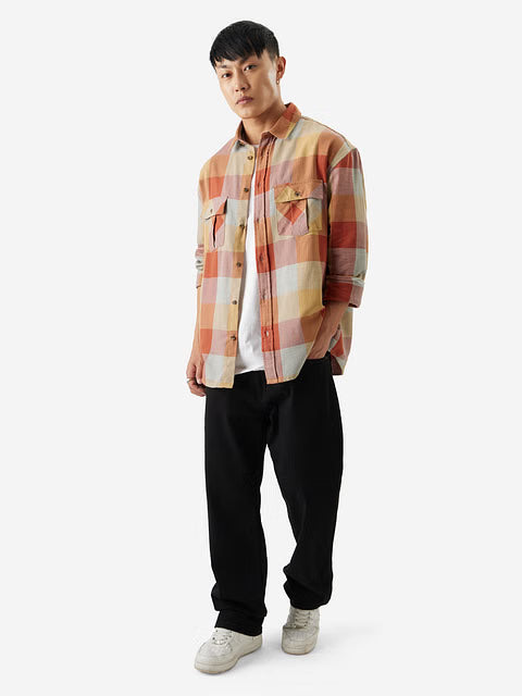 Plaid Autum Gaze Men Utility Shirts