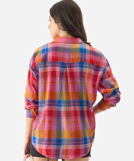 Stained Glass Women Boyfriend Shirts