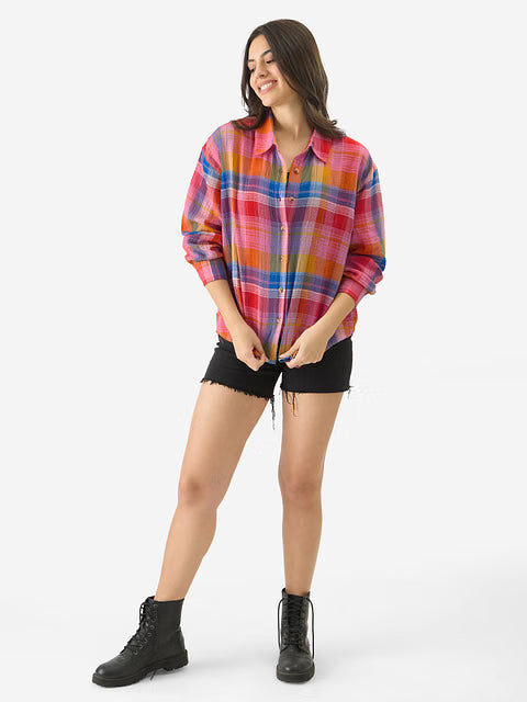 Stained Glass Women Boyfriend Shirts