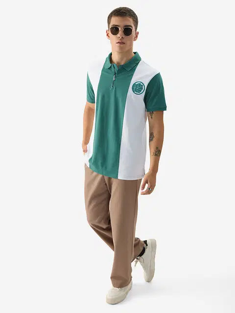 Hulk Logo (Colourblock) Zipper Polos