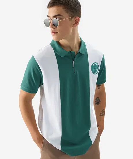 Hulk Logo (Colourblock) Zipper Polos