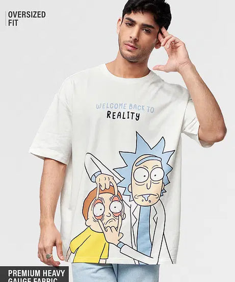 Rick and Morty Reality Oversized T-Shirts