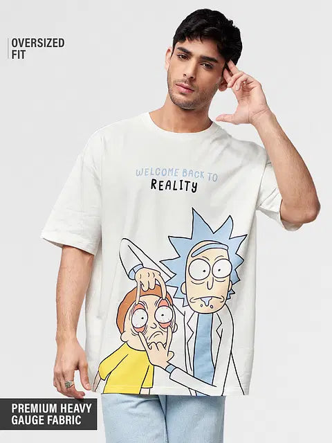 Rick and Morty Reality Oversized T-Shirts