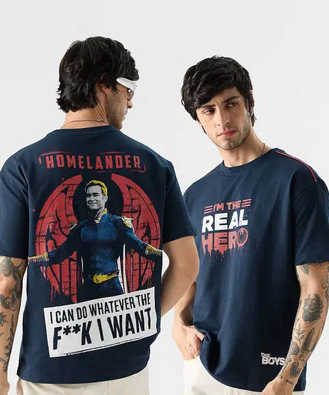 The Boys The Real Hero Oversized T-Shirts