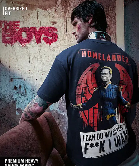 The Boys The Real Hero Oversized T-Shirts