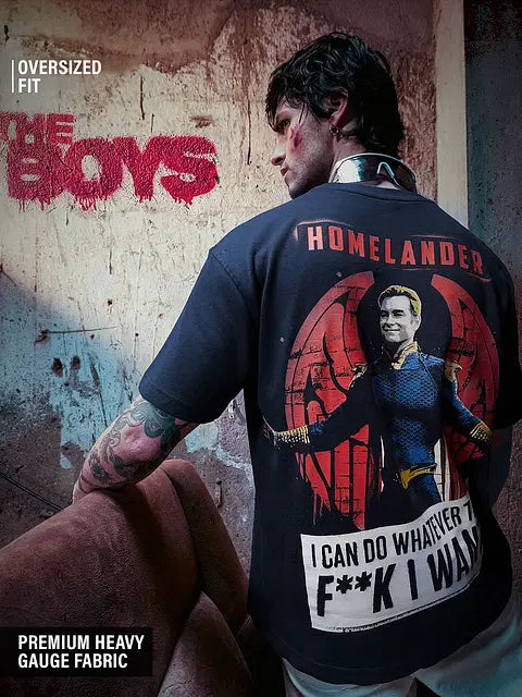 The Boys The Real Hero Oversized T-Shirts