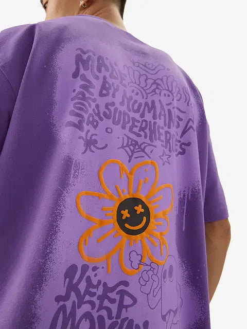 Purple Oversized T-Shirts