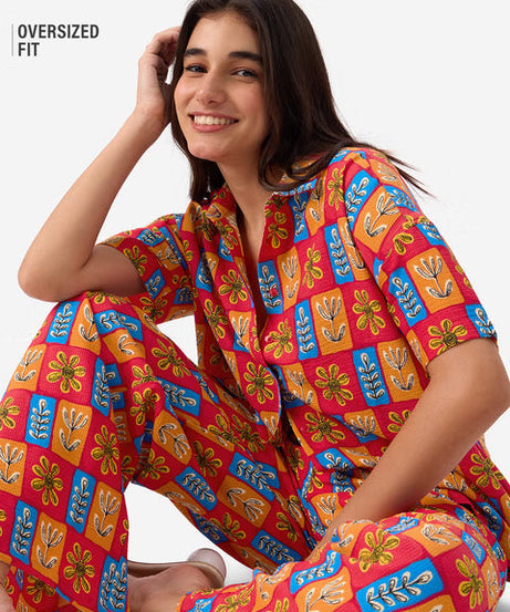 Floral Fusion Women Shirts