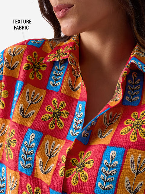 Floral Fusion Women Shirts