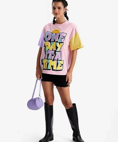 One Day At A Time Women Oversized T-Shirts