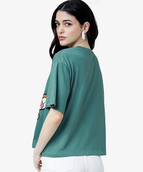 Tom And Jerry Weekend Women Oversized T-Shirts