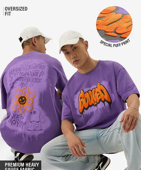 Purple Oversized T-Shirts